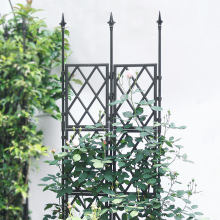 厂家铁艺网格屏风月季爬藤架花园围栏栅栏户外别墅庭院篱笆护栏