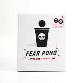 fear pong派对游戏卡片聚会喝酒系列牌 恐怖乒乓球桌游