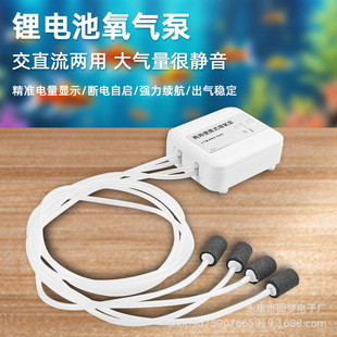 Oxygen pump household full-automatic silent charging AC/DC dual-purpose oxygen pump portable oxygen pump mini-type