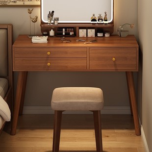 New Chinese Style Dressing Table Bedroom Modern Simple 2025 New Accessible Luxury High-End Small Desk Dressing Table Integrated
