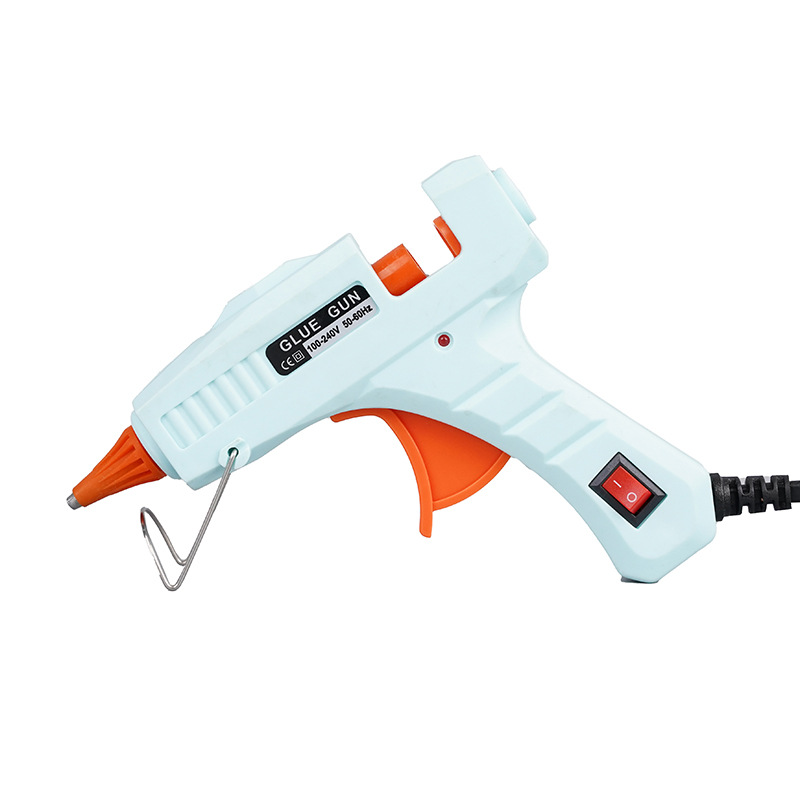 Fábrica directa multi-potencia pistola de fusión en caliente 20W30W60W80W pistola de pegamento en caliente en stock pistola de pegamento en caliente varilla de pegamento transfronteriza