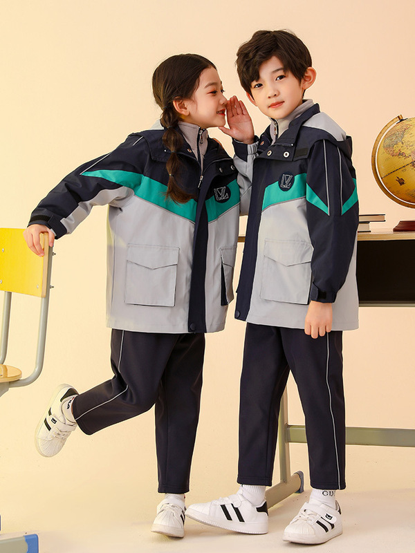 瀾洋貝沖前線服三合一中学生制服冬服運動服児童クラス服児童制服|undefined