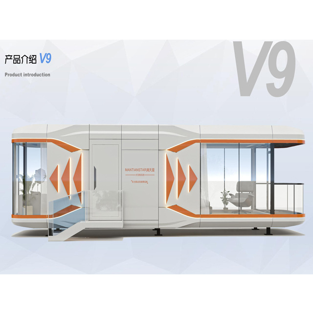 Casas móviles modulares de dos pisos cápsula espacial casa de vacaciones apartamento turístico punto escénico cápsula de manzana desmontaje alojamiento residencial
