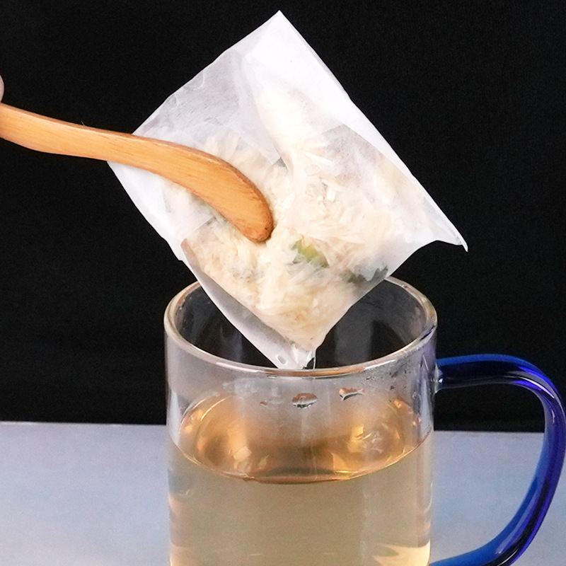 6.5×8cmのお茶用使い捨てコーンファイバー製ティーバッグ、食品グレード、漢方薬煎じ薬、香茶用ティーバッグ|undefined