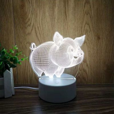 귀여운 돼지; 단색 USB 소켓