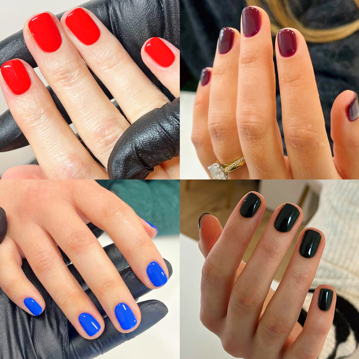 short nail stickers
