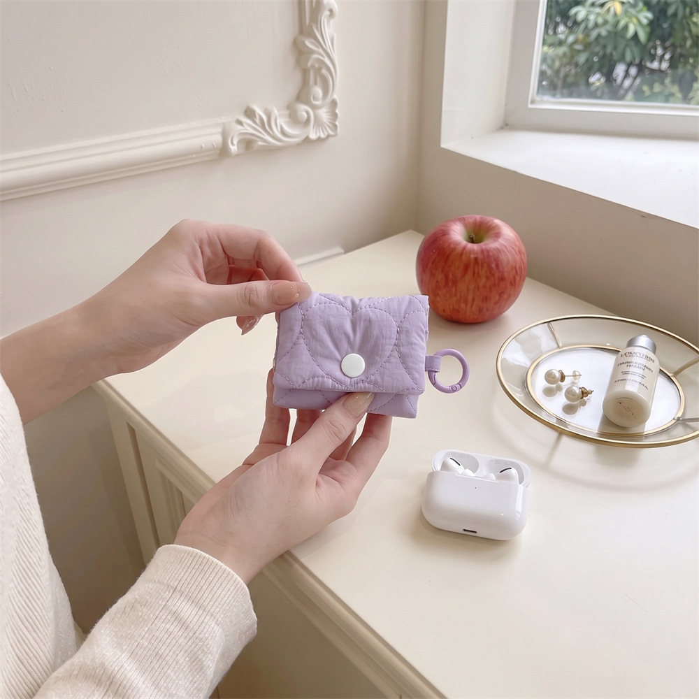41261 ins new style suitable for apple AirPods bluetooth earphone bag cute earphone storage protection soft case