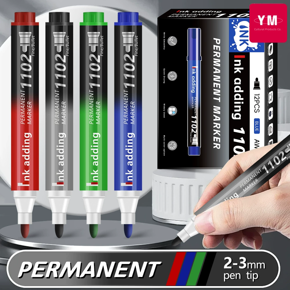 Трансграничный масляный маркер большой емкости водонепроницаемый быстросохненный логистический экспресс офисный маркер маркер оптом