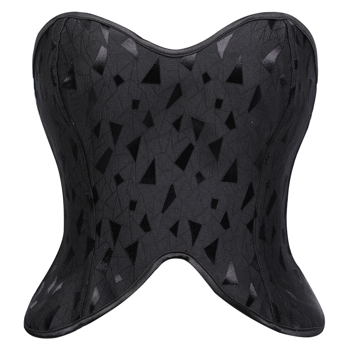 Nuevo retro negro cola de pescado contorno forma cintura en forma de hueso de pescado fabricación de chaqueta de pecho suministro transfronterizo temu