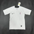 NBA tight short sleeved white