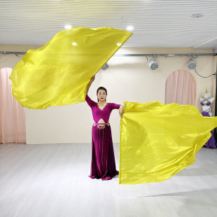 Dance Props Flag Opening Ceremony Sports Meet Half-Round Flag Gold White Purple Flag Praise Flag Macaron Color