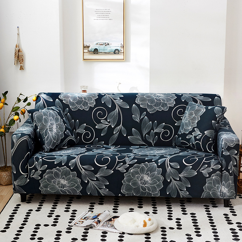 Amazon elastic sofa cover all-inclusive knitted high elastic lazy sofa cover universal all-inclusive anti-cat scratch wholesale