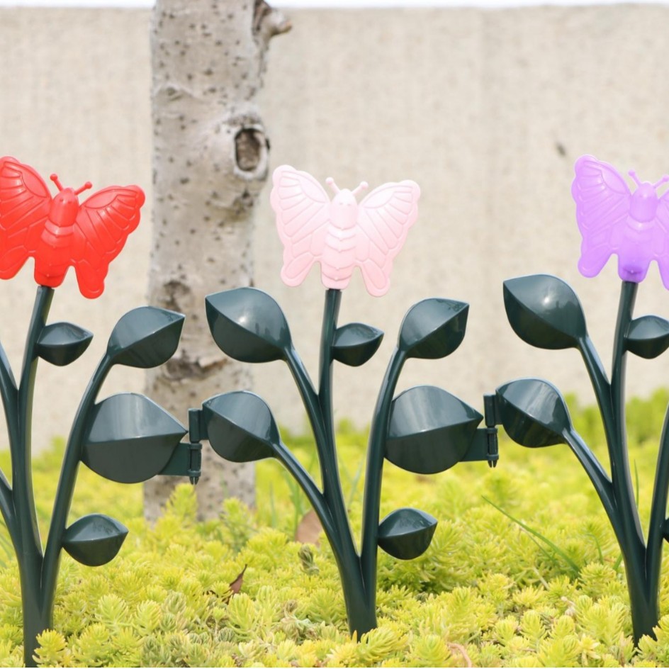 Suministro directo de fábrica valla negro valla al aire libre planta verde patio valla césped jardín jardinería valla al por mayor