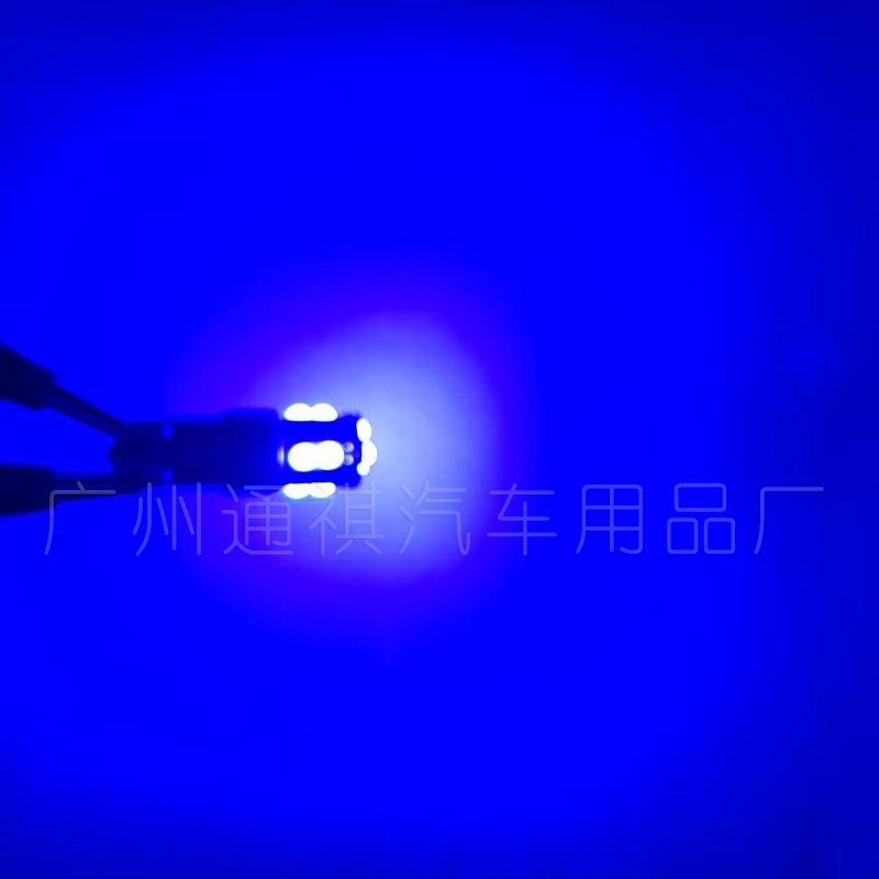 Cross-Border New High-Brightness Automotive Led Light T10 3030 11-Light Decoding Width Indicator Bulb Turn Signal Tail Light Reading Light