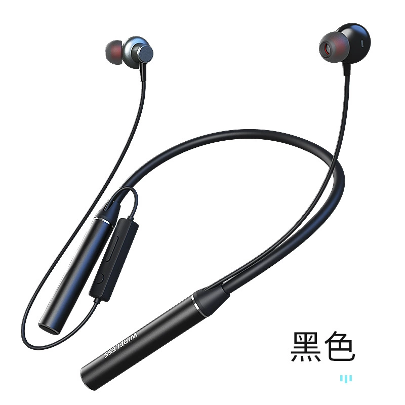 Наушники-гарнитура Bluetooth с длинной шейкой и металлическим корпусом, сверхдолгоаккумулятор и поддержка карт