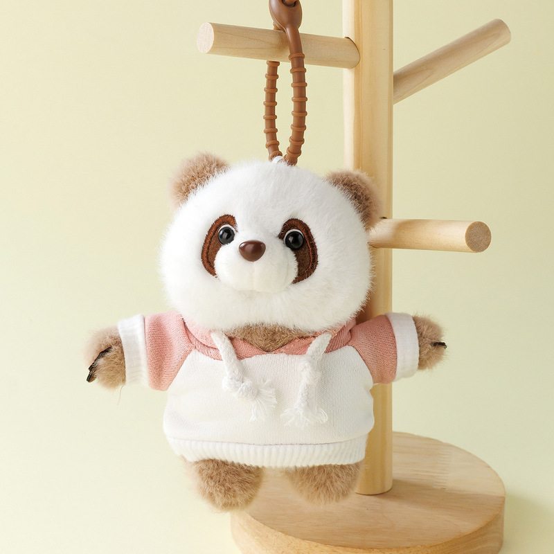かわいいスウェットシャツ、レッサーパンダ人形、ペンダント、キーホルダー、バッグアクセサリー、会社イベントの小さなギフト、卒業記念ロゴ|undefined