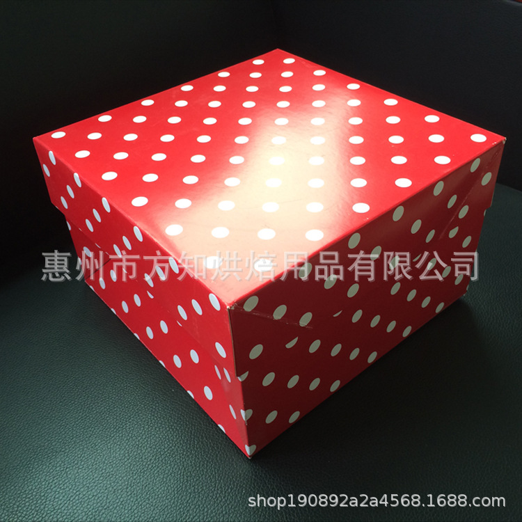 8/10/12寸生日蛋糕包装盒方便组装 食品级材料蛋糕打包包装盒子