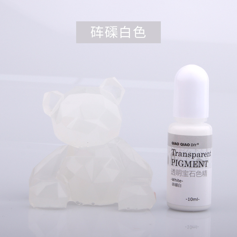 Qiaoqiao 24 colores transparente gema color esencia oleosa UV epoxi cristal epoxi color mezcla pasta fábrica descuento directo