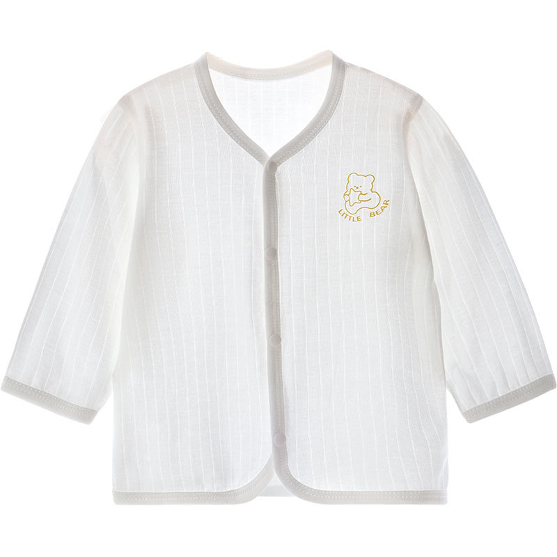 Ropa de protección solar para bebés Ropa de verano para niños Tops finos con aire acondicionado Chaquetas de punto para niños y niñas para salir Chaquetas para bebés