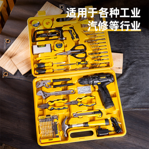 Deli DL1085L box comprehensive maintenance set household tool set hardware hand tool set wood electrician