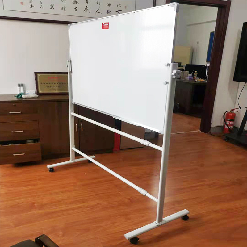 源头工厂可翻转升降支架式白板教学办公培训办公室黑板可移动-阿里巴巴