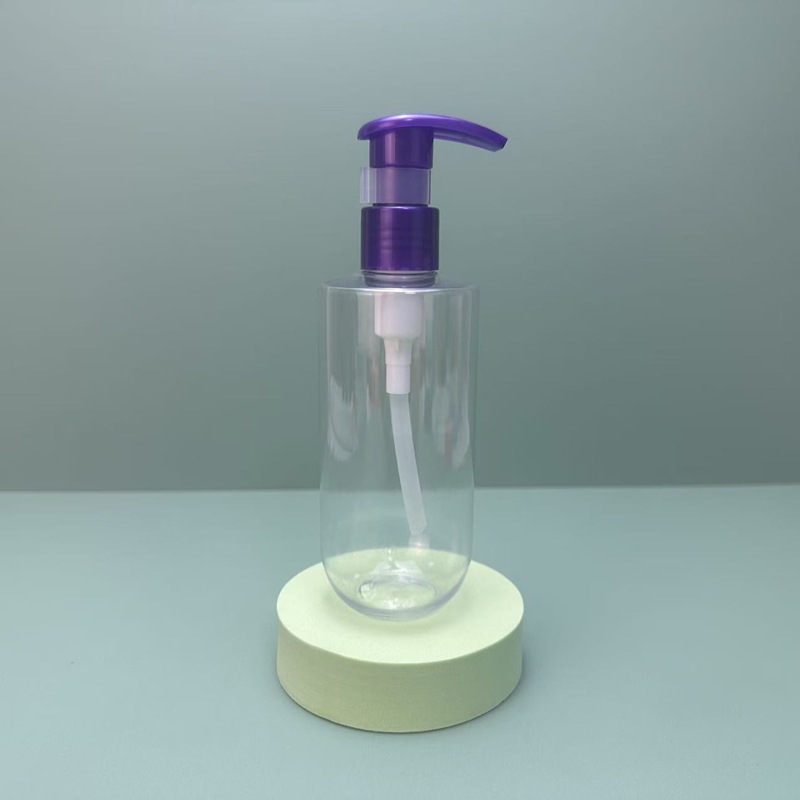 230ml 圆底平肩洗手液瓶 精油瓶乳液瓶塑料瓶 护肤用品包装瓶