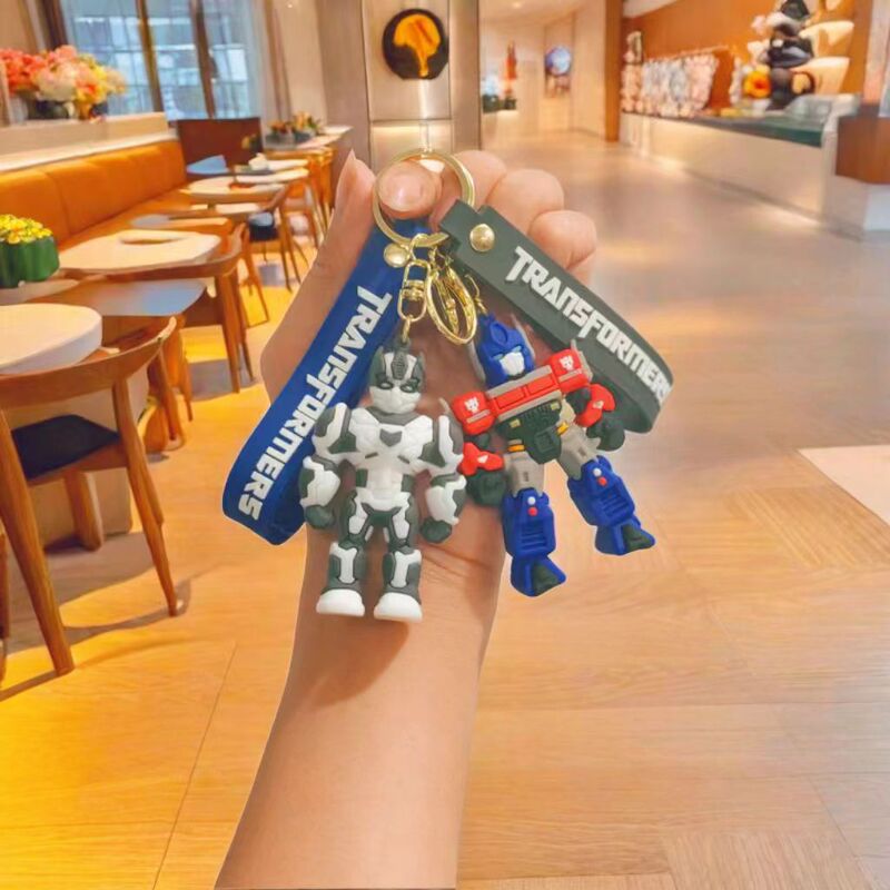 Cartoon Car Robot Car Keychain Optimus Prime Cute Couple School Bag Pendant Key Chain Creative Small Gift Cartoon Car Robot Car Keychain Optimus Prime Cute Couple School Bag Pendant Key Chain Creative Small Gift