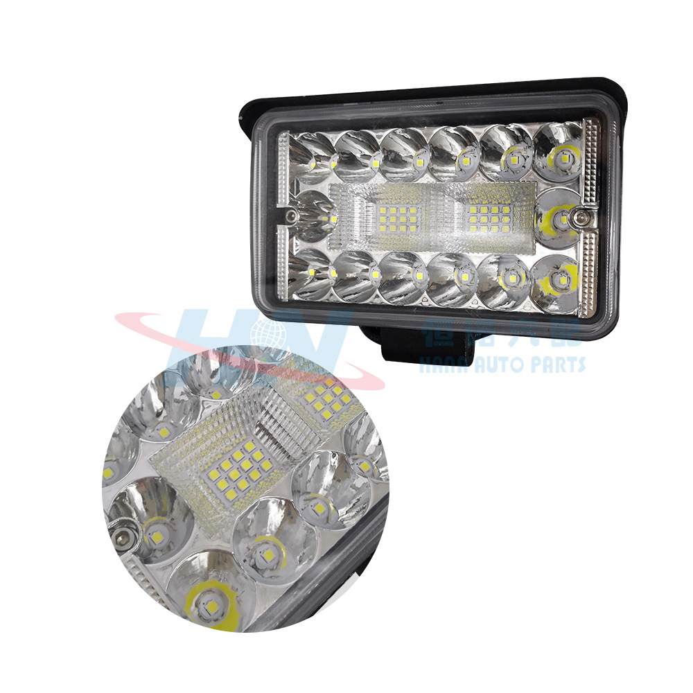 Luz de trabajo del coche rectangular 14LED luz de trabajo del vehículo todoterreno luz de trabajo LED luz de trabajo
