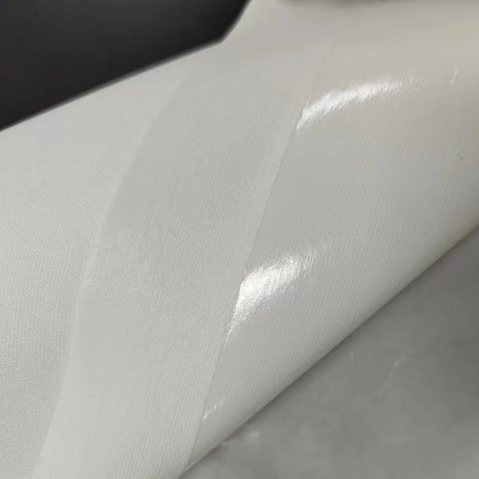 单面热熔胶膜   用于冲锋衣羽绒服门襟 帽檐 袋盖 领子 厂家供应