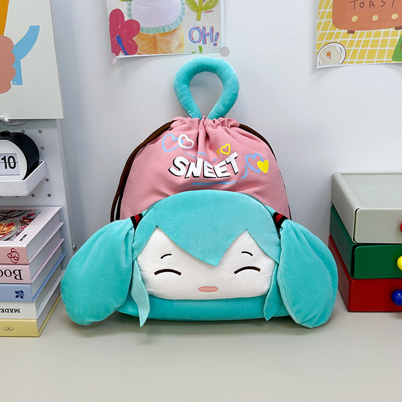 新しいグリッパーマシン人形ぬいぐるみバックパックカピバラキャンバスハンドバッグラブ布巾着収納袋おもちゃギフト|undefined