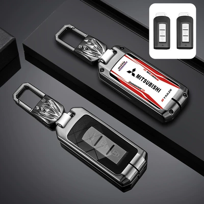 Yige Yishen Premium Car – Car key bag - box-packaging-model-a-smart-shell-metal-buckle-track-white-and-red