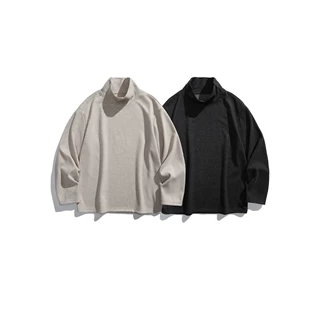RUIIENRS x UNDREST 2025 冬季新款基础款高领打底简约卫衣URWY52