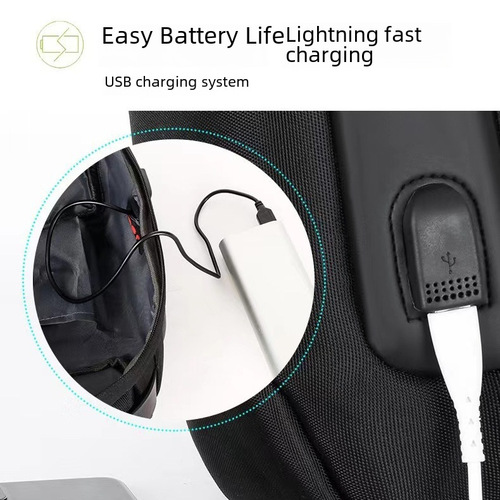 Men's Crossbody Bag Anti-theft Password Lock Crossbody Men's Bag Oxford Cloth Sports Backpack Shoulder Bag Men's Chest Bag