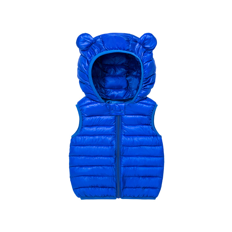 Chaleco de bebé abajo algodón Otoño e Invierno ropa niñas chaleco casual ligero chaleco infantil niños abrigo ESTILO OCCIDENTAL