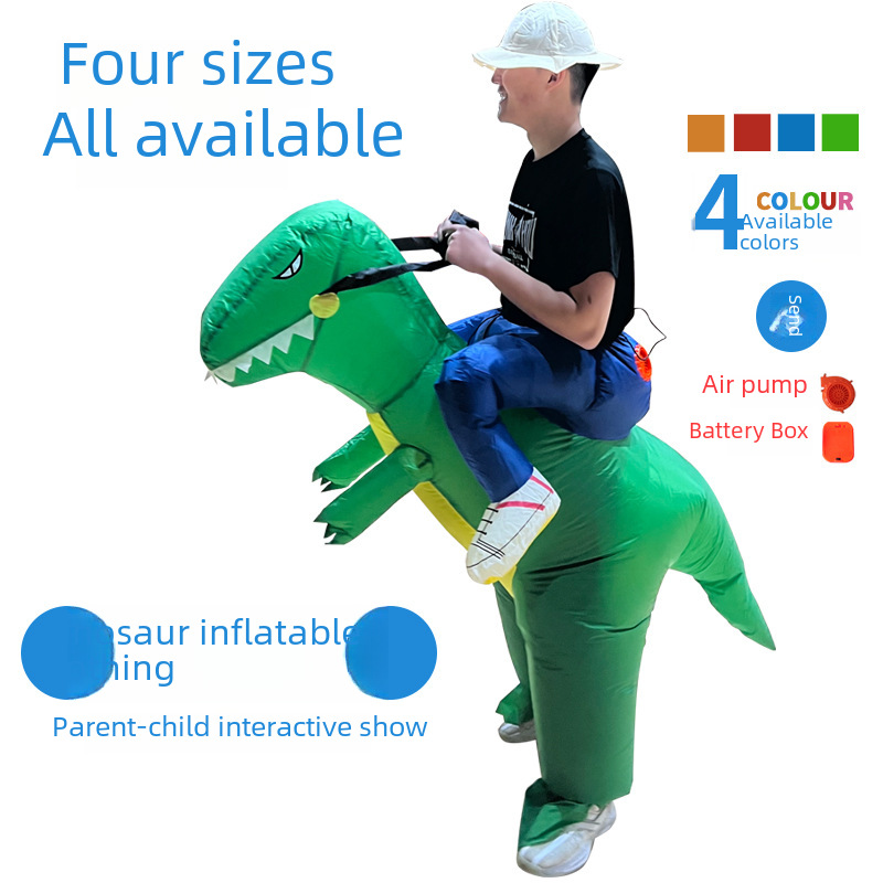 Inflatable children's dinosaur