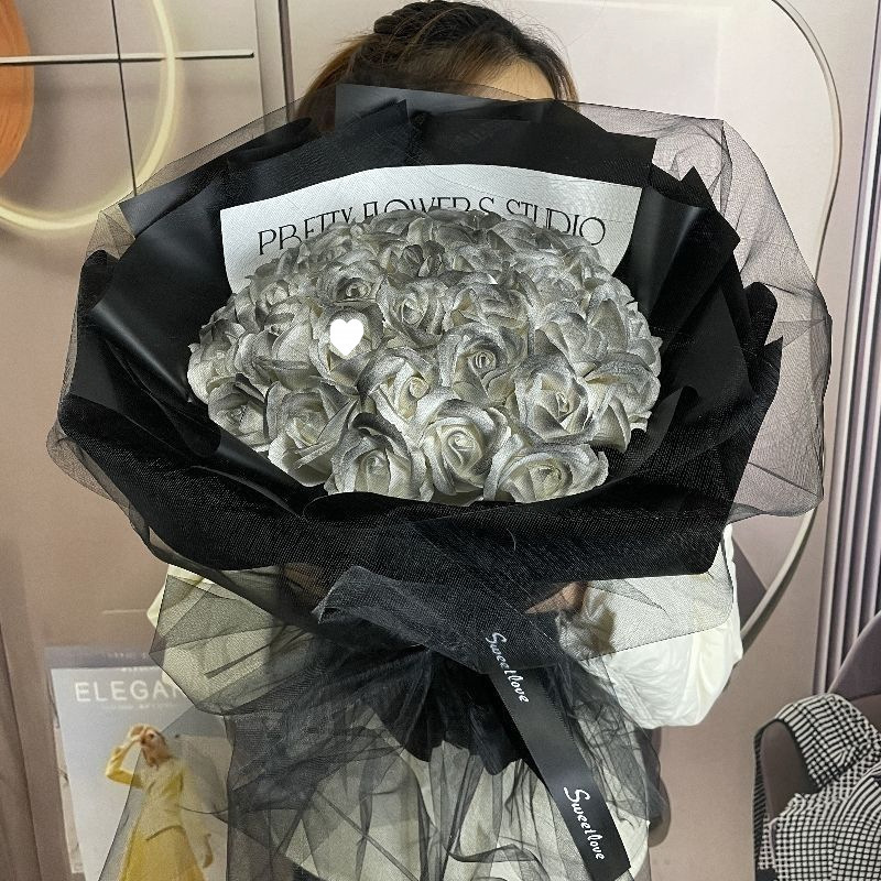 バラの花束、バレンタインデー、大晦日、ガールフレンドの誕生日、ロマンチックな石鹸、プリザーブドフラワー|undefined