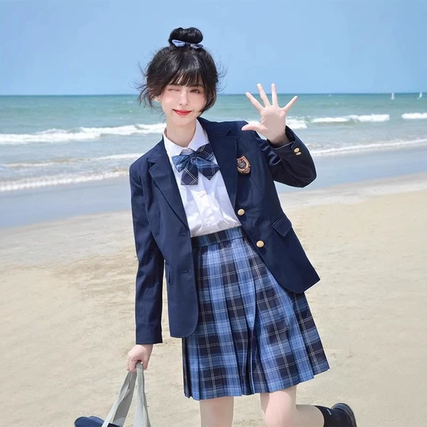 Shirt, skirt, bow tie