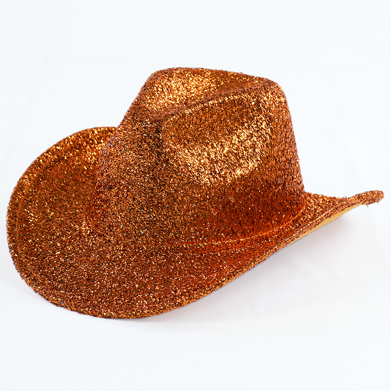 Europa y los Estados Unidos multicolor sombrero de vaquero occidental extranjero espectáculo de escenario cool festival de sombrero de jazz