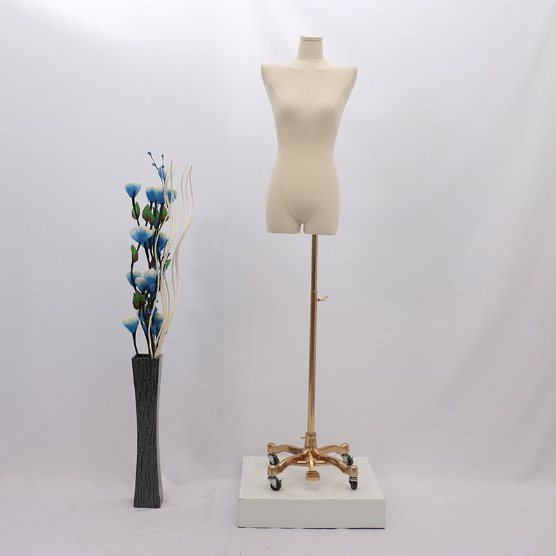 Hombro plano modelo femenino venta al por mayor tienda de Ropa Accesorios modelo de ropa de mujer estante maniquí soporte de exhibición modelo de media longitud
