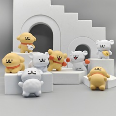 ブラインドボックスの手作りの第一の良いpvcラインの子犬の潮はデスクトップの模型を遊んで女の子のプレゼントを飾って卸売りをします。