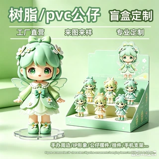 IP潮玩动漫玩具玩偶定做盲盒手办定制树脂工艺品摆件PVC公仔注塑