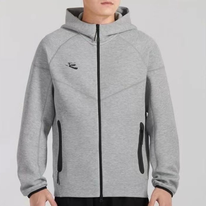 Fb7922 Sports Jacket Hooded Coat for Men and Women, Casual Versatile Loose Fit, Couple's Top, High Quality
