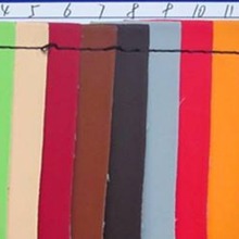 高档猪巴革羊吧革磨砂半PU人造革鞋材箱包面料 弹力底皮革