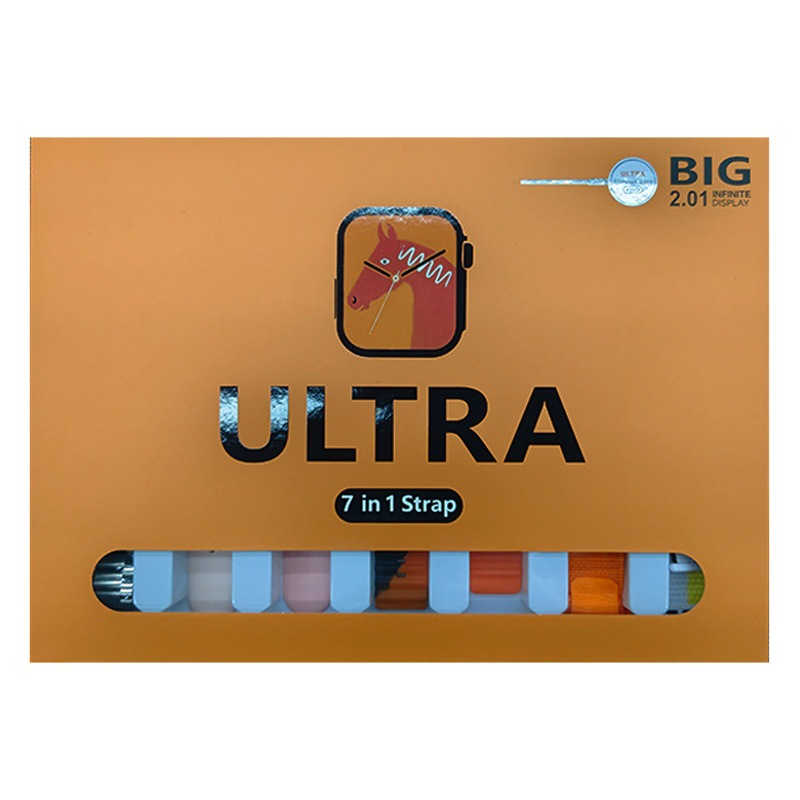 Ultra7in1 llamada Bluetooth reloj inteligente 7 unidades traje de carga inalámbrica recordatorio de Salud del ritmo cardíaco reloj deportivo