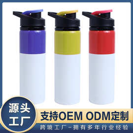亚马逊单层不锈钢运动水壶便携提手吸管盖户外水杯大容量太空壶瓶