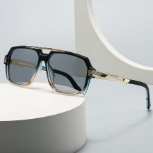 2025年跨境外贸新款摩登复古大框男士太阳镜INS风街拍大牌墨LH268