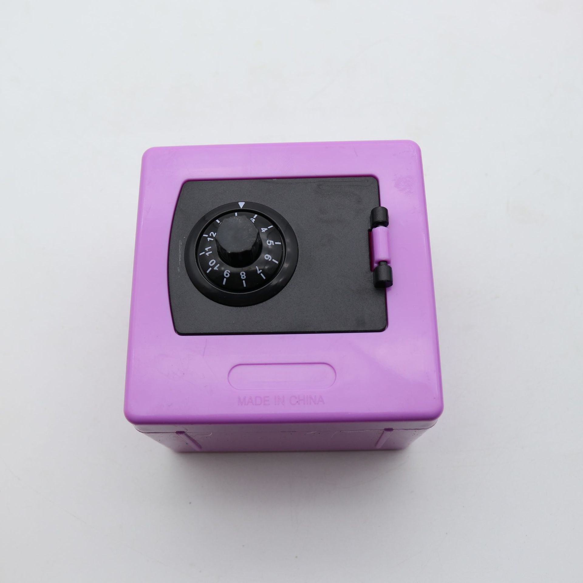 Nueva caja de almacenamiento de alcancía portátil creativa transfronteriza tamaño pequeño con caja de almacenamiento de claves caja de monedas con cerradura alcancía