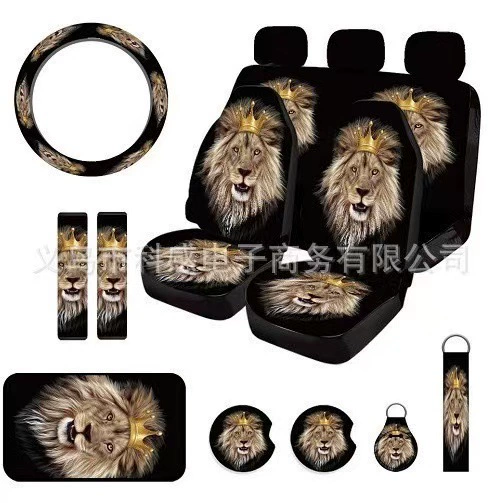 Внешняя торговля Экспорт Amazon Crown Lion 15 комплектов печати чехол сиденья автомобиля