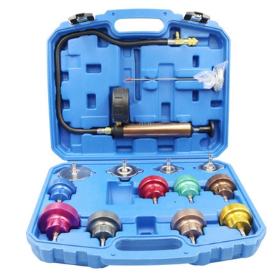 Automobile water tank leak detector Mühərrik tənzimləmə alətləri - metal-14-piece-water-tank