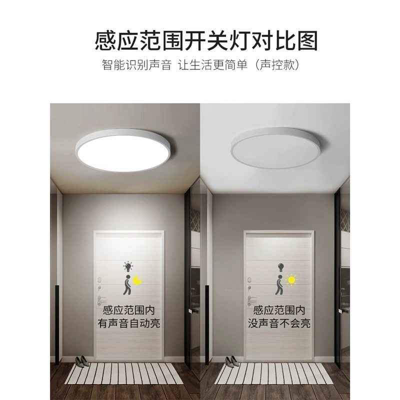 Smart LED ceiling light, physiological induction lights for corridor for stairs, human sensor
